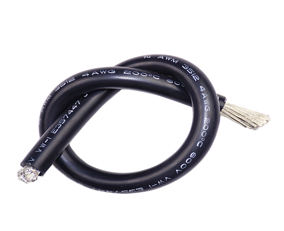 Single Core Silicone Rubber Wire 4 awg Copper Wire 12mm UL3512 3