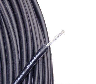 ul3239 Silicone Coated 18AWG Round Wire 20KV High Voltage Black Wire