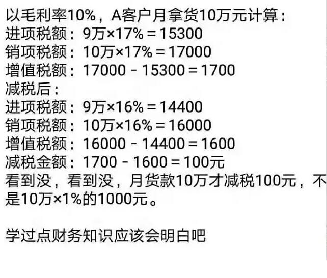 增值税计算