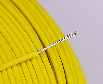 UL3122 22AWG Silicone Braided Wire 