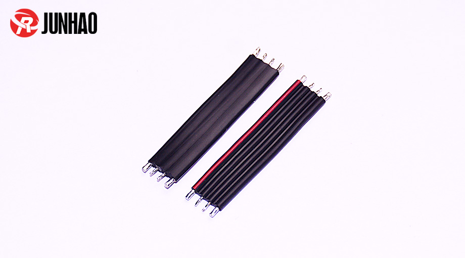 4 side by side immersion tin flat cable wire 