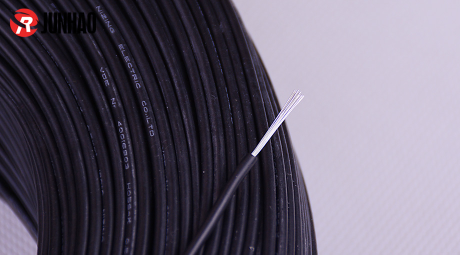 0.5mm2 single core silicone wire black 