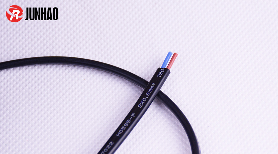 0.3mm2 silicone rubber flat cable wire 