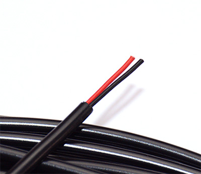 2 Core Teflon Wire With PVC Jacket OD3.0mm