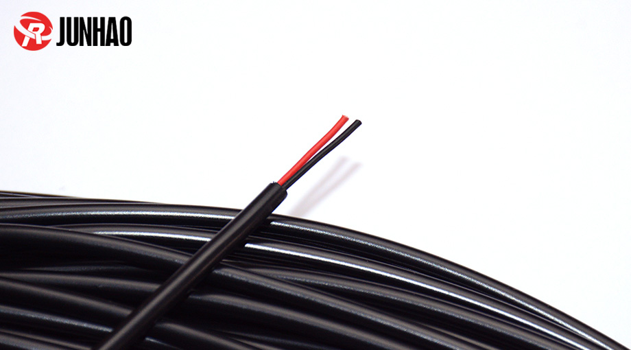 2 core teflon wire with PVC jacket OD3.0mm 