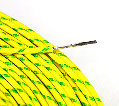 silicone rubber + fiberglass braided wire 