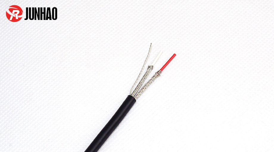 2 core teflon insulated braided shielded wire 