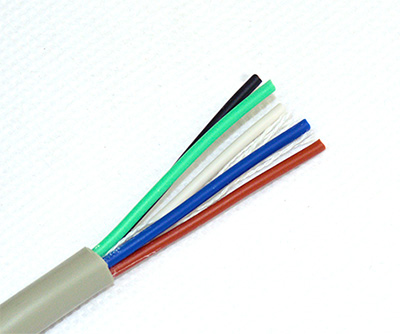 0.5mm² 5 Core PVC Insulated Cables OD6.8mm