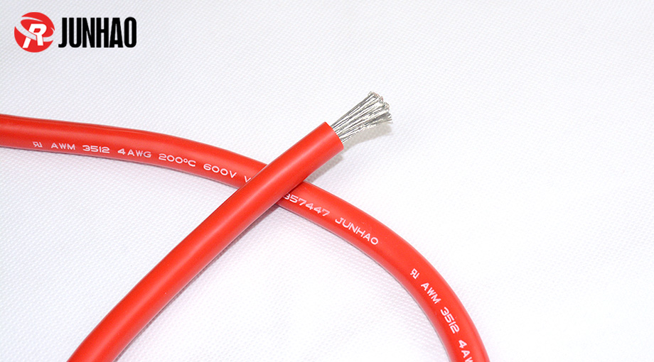 UL3512 4awg 25mm2 soft silicone insulated cable 