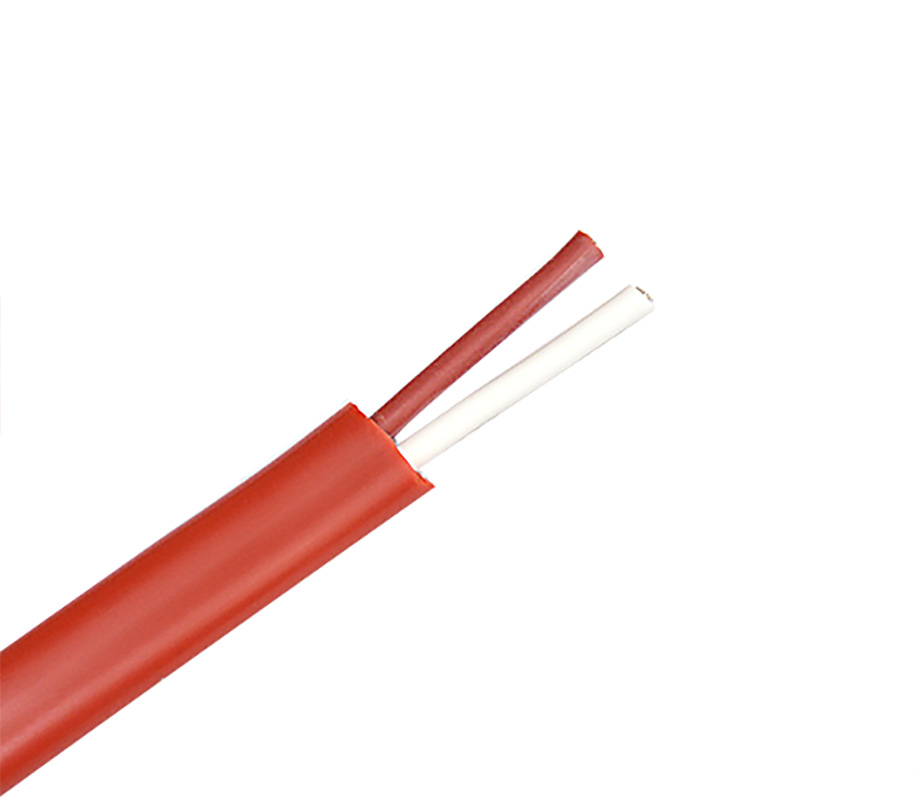2 core silicone flat cable 5.3*8.3mm