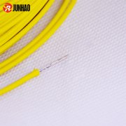 Yellow UL 3122 22 awg Fiberglass Braid Silicone Rubber  Insulated High Temperature Flexibl