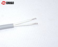 2 Core Outer Sheath PVC Insulation and Silicone Rubber 4.5mm 22 awg Wire 