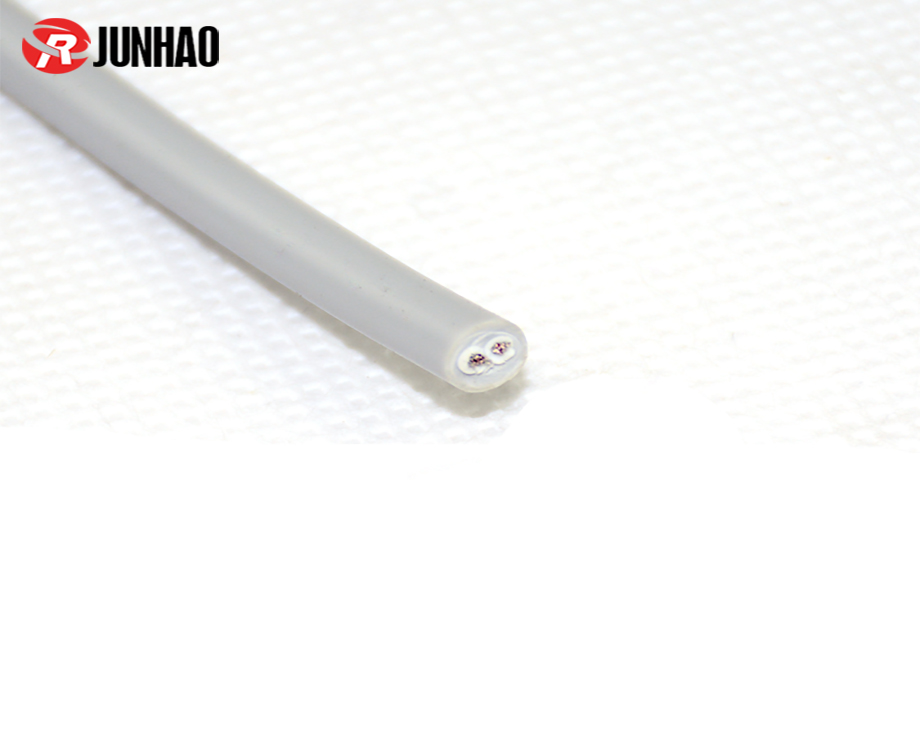 2 Core Outer Sheath PVC Insulation and Silicone Rubber 4.5mm 22 awg Wire 3
