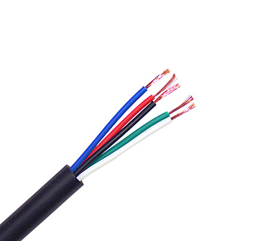 Bare Copper Conductor PVC Jacket 5 core Multicore Insulated Power Cable