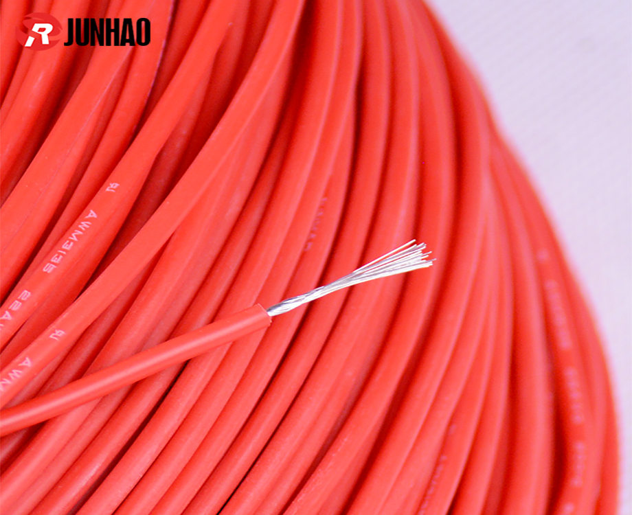 Stranded Tinned Copper Silicone Rubber Wire Cables 22 Gauge UL3135 2