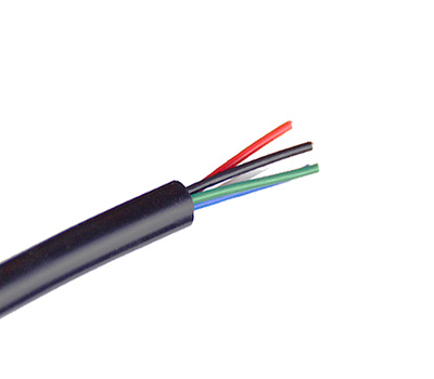 Silicone Rubber Coating with FEP Jacket 5 Core Flexible Electrical Cable
