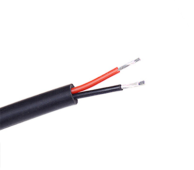 0.5mm2 2 Core Tin Coated Copper Electric Wire Power Cable 6.8mm