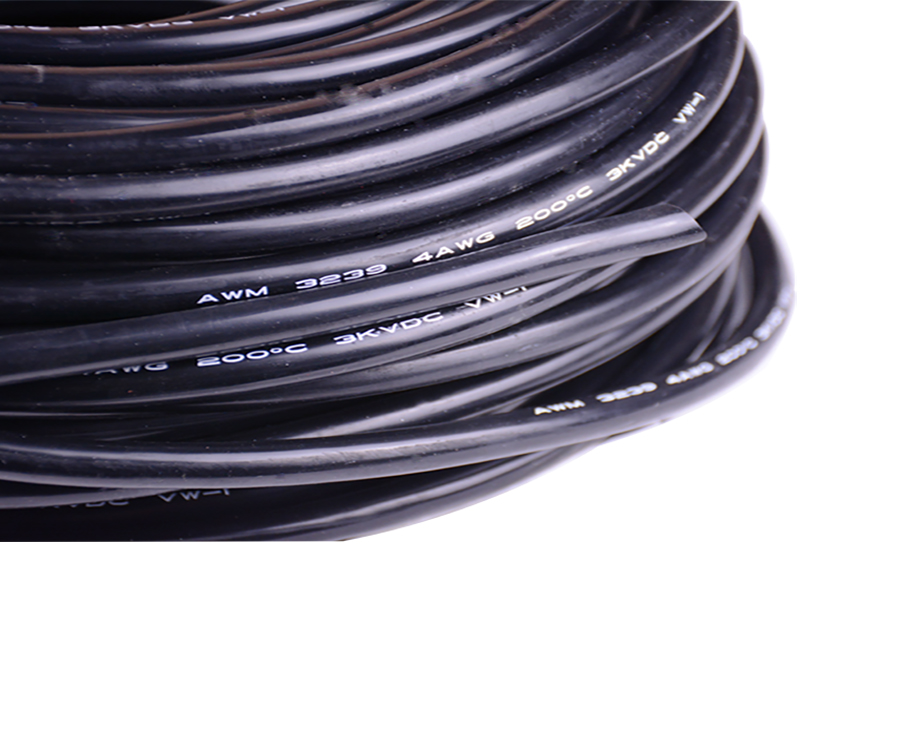 High Voltage 25 sq mm ul3239 4 awgSilicone Rubber Cable Wire 3KV 2