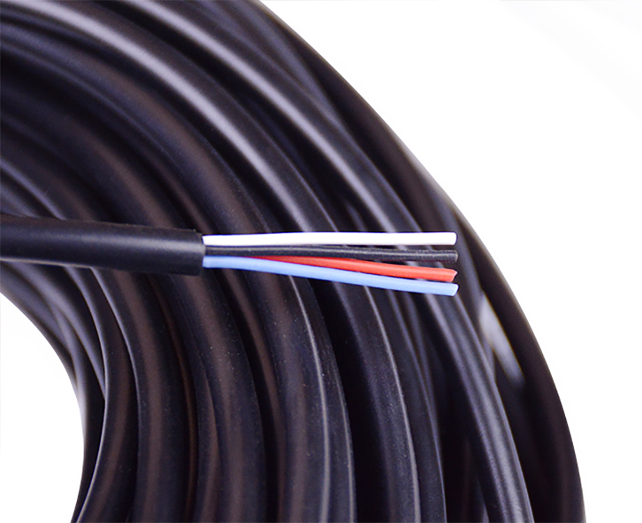 4 core silicone+pvc cable 3.7mm