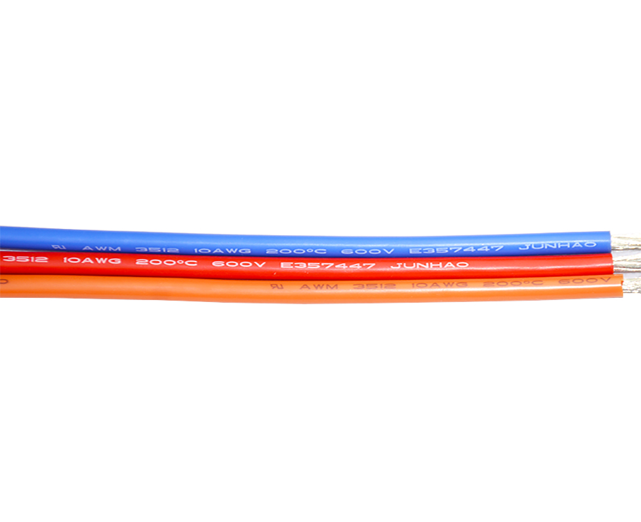 Multi Color Electrical+wires UL 3512 10 AWG Wire with Silicone Rubber Cable 3