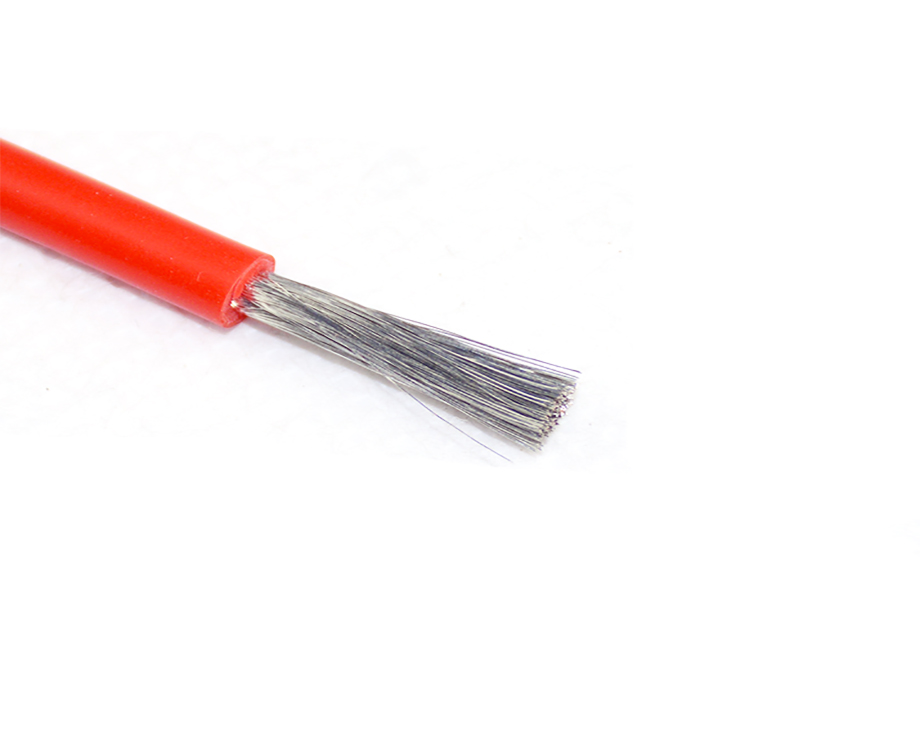 Red Color Tinned Copper Core Sranded Electrical Wires UL 3512 Silicone Rubber Cable awg 12 1