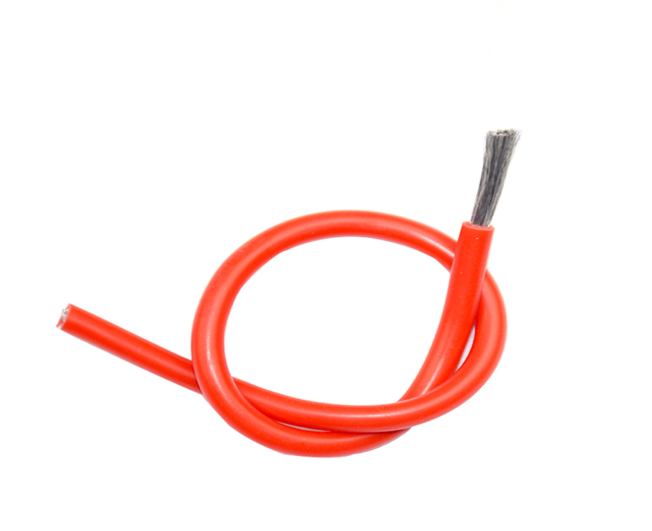 Red Color Tinned Copper Core Sranded Electrical Wires UL 3512 Silicone Rubber Cable awg 12 3