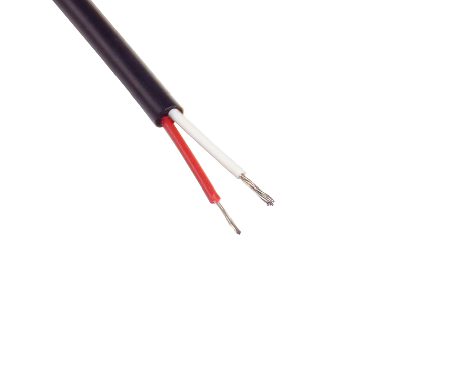 24 AWG 2 Core FEP Coated with Flexible Silicone+RubberJacket Electric Wire 3mm 3