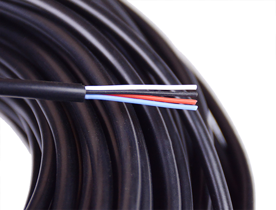 4 core silicone+pvc cable 4.1mm
