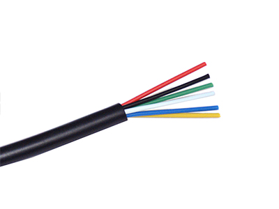 6 Core Silicone Rubber Coated Lighting Cable Tinned Copper PVC Insulated Flexible Wire