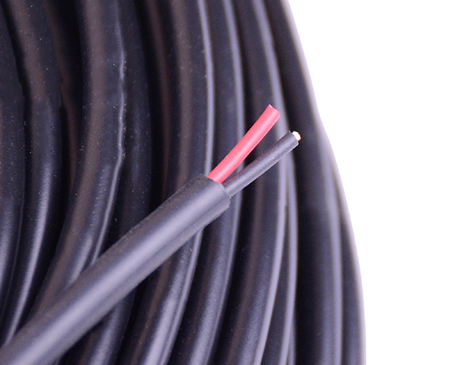 18AWG Ultra Flexible Heat Resistant 2 Core Silicone Rubber Sheath Electrical Power Cable