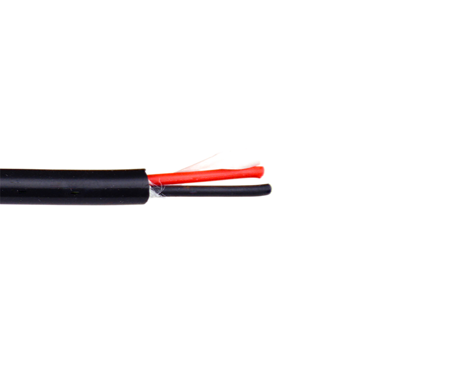 2 core 22 Gauge Wire FEP Coated Electric with Insulation Silicone Rubber Jacket 1