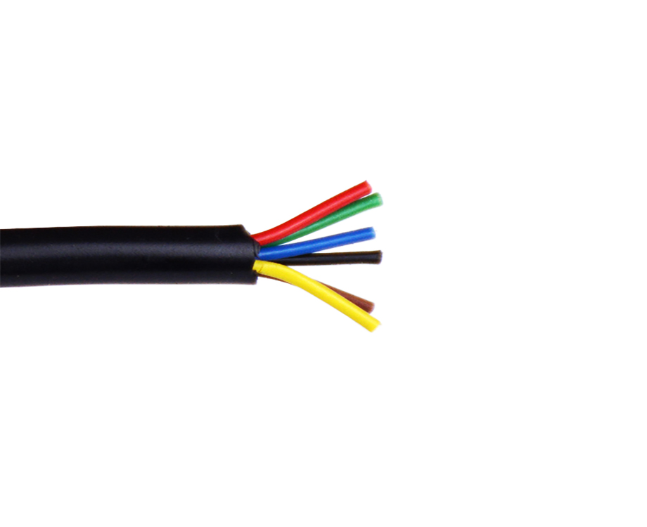 5 Core Strand Wire FEP With Silicone Insulation Control Cable 1
