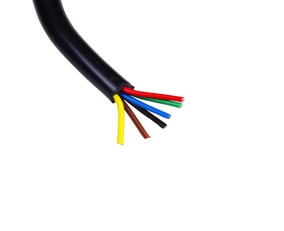5 Core Strand Wire FEP With Silicone Insulation Control Cable 3