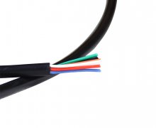   6 Core Flexible Fep Insulation Silicone Rubber Jacket Copper Wire 24 awg
