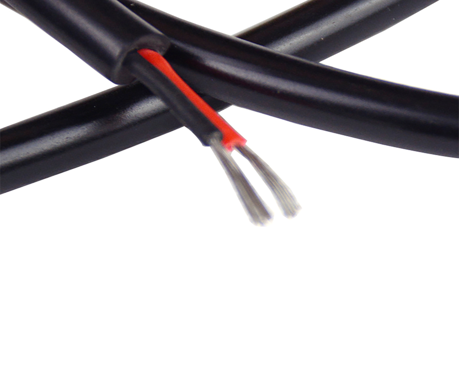 2 Core Silicone Rubber Insulated Wire and FEP Cable 5mm 2