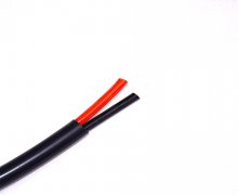Silicone Rubber with PVC Insulated Sheath Electric Wire 2 Core