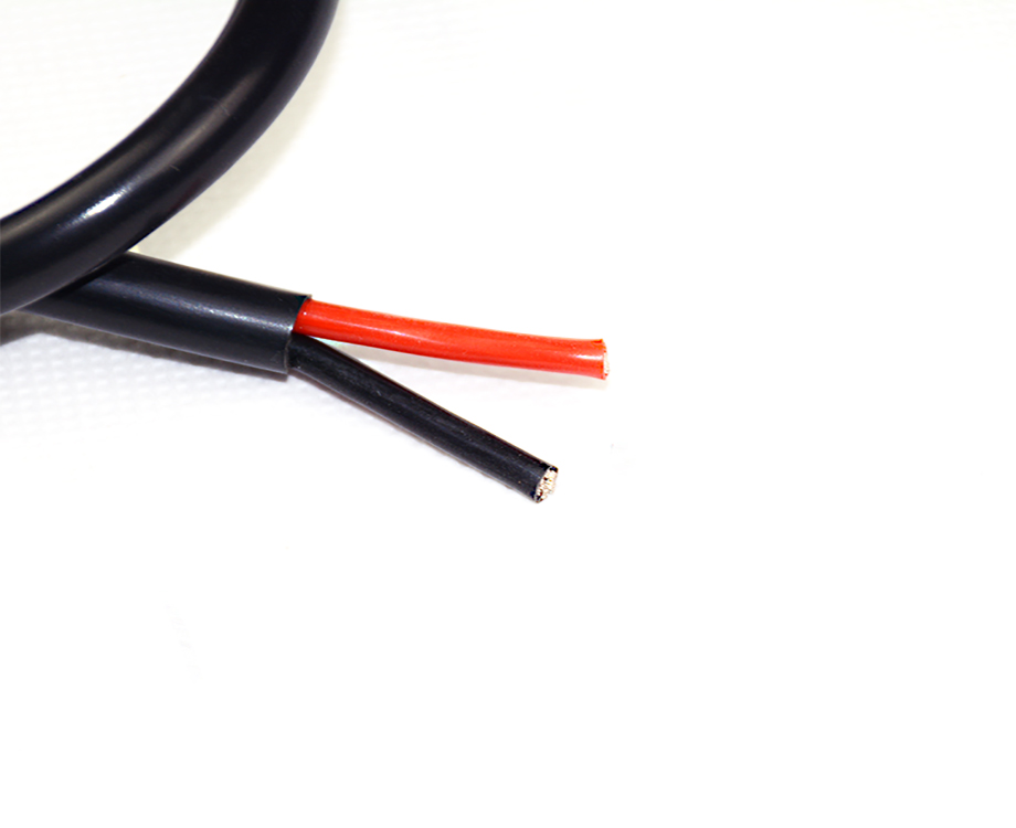 Silicone Rubber with PVC Insulated Sheath Electric Wire 2 Core 3