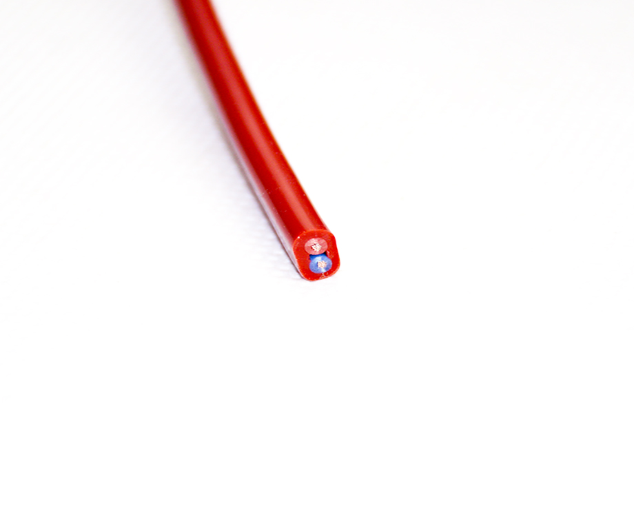 2 Core Silicone Rubber Insulated Flat Wire 0.5mm2 3