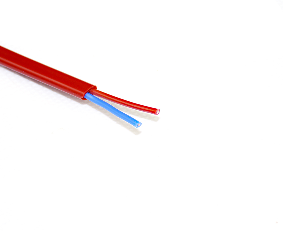 2 Core Silicone Rubber Insulated Flat Wire 0.5mm2 2