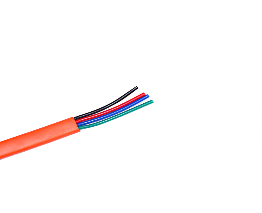 4 Core Flexible Flat PVC with  TPE Jacket Electric Wire 1