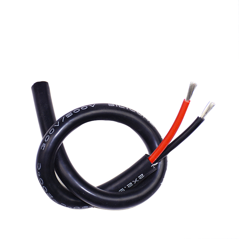 Silicone Rubber Electric 2 Core Wire 2.5mm2 13 AWG 2