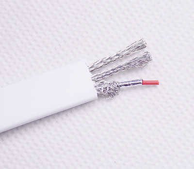 3 Core FEP Flexible Flat Cable Aluminum Foil Shielded Lighting Cable