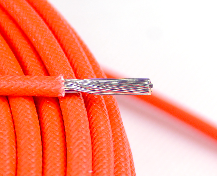 1x4.0mm2 solar cable, 4.5mm Silicone Rubber Braided Insulated Electric Wire 2