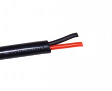  FEP with PVC Sheath 2 core Transparent Lighting Cable