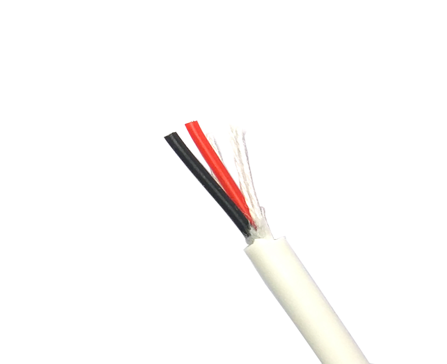 Electric Flexible Cable 24 awg 2 core 4mm pvc cable with Cotton Thread 2