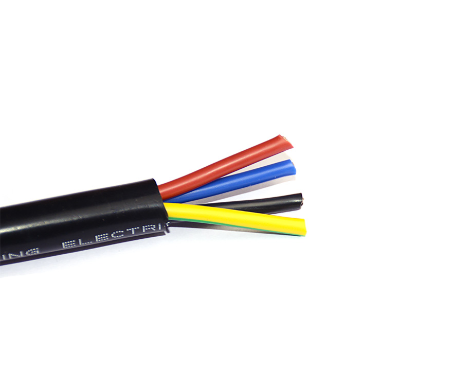 4 Core 2.5mm2 Electrical Cable, VDE Standard Silicone Insulated Wire for Household 3