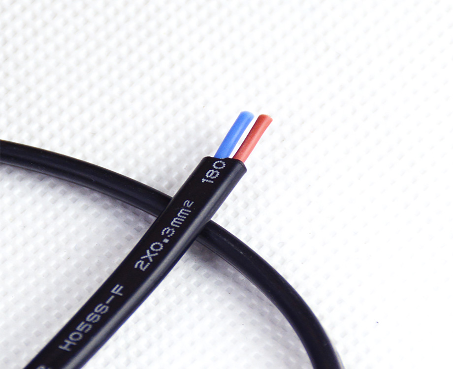 VDE 2 Core 0.3mm2 Flat Silicone Rubber Cable 1