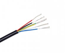 6 Core FEP and PVC Coated Wire, 25 Gauge 600v Cable