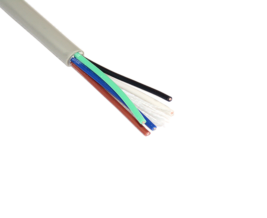 Strand Copper 5 Core PVC Insulation Electrical Wires 20AWG 3