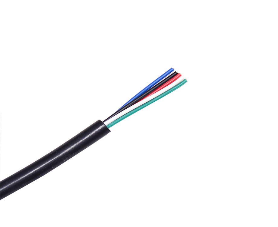 26 awg 5 Core PVC Coated Insulated Wire Cable 600V 5.0mm 3